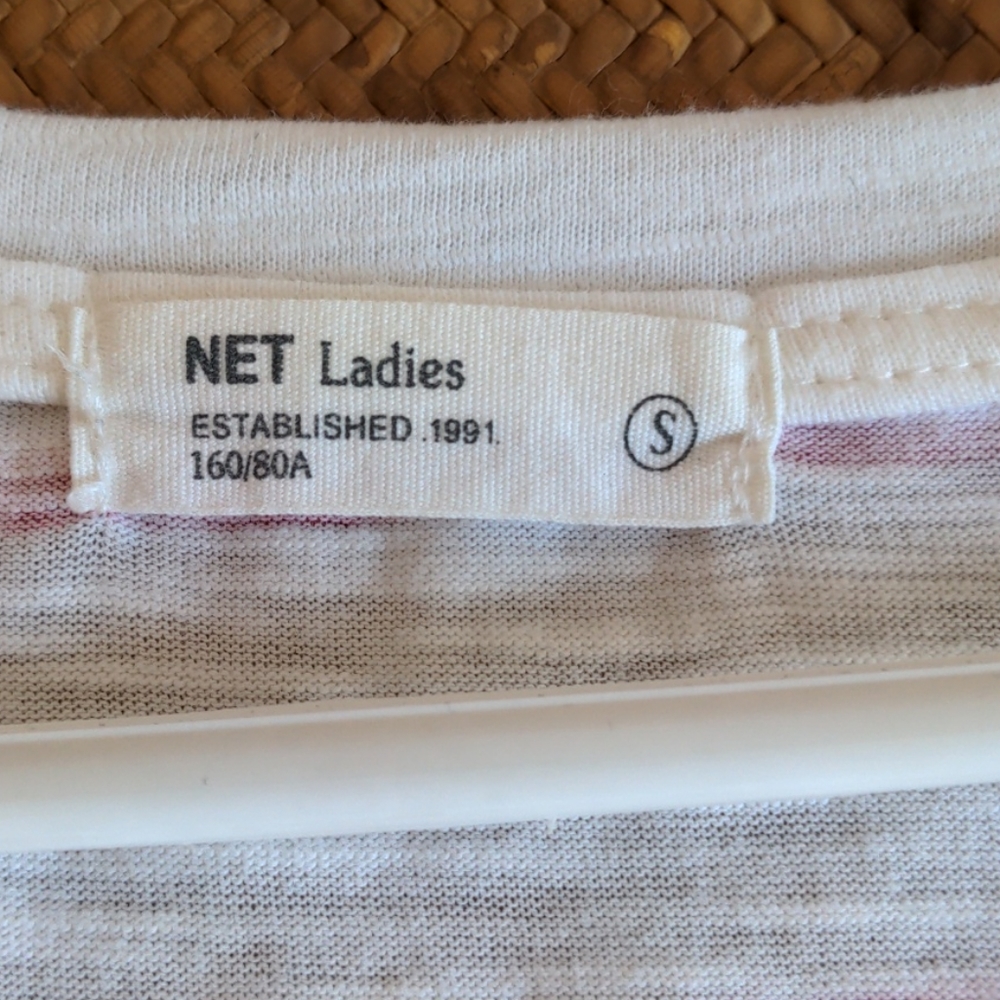 NET Striped Tie-Front Tee - Picture 2 of 3